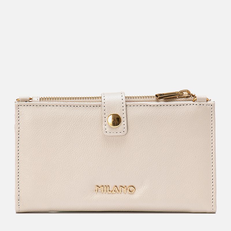 Bolsa-Carteira-2-em-1-Pequena-Feita-em-Couro-com-Alca-em-Corrente-Dourada-Opcional-Feminina-Milano-Off-White-13994--3-