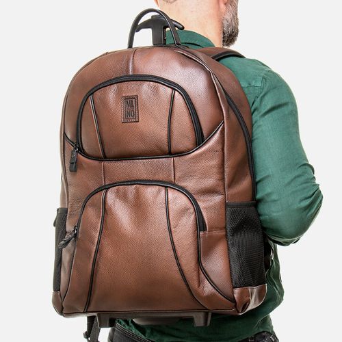 Mochila Masculina Milano Conhaque 13945