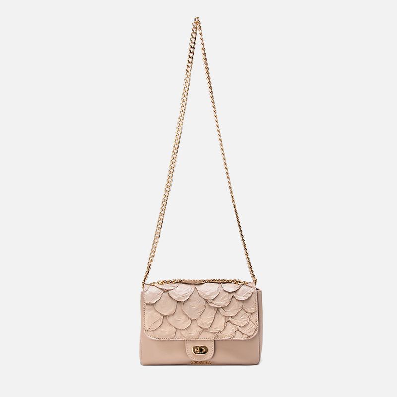 Bolsa-Tiracolo-ou-Transversal-Media-Feita-em-Couro-de-Pirarucu-com-Alca-Corrente-Feminina-Milano-Pretopreto-13626--4-