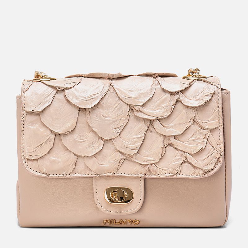 Bolsa-Tiracolo-ou-Transversal-Media-Feita-em-Couro-de-Pirarucu-com-Alca-Corrente-Feminina-Milano-Pretopreto-13626--1-