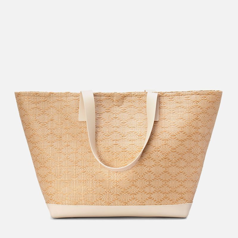 Bolsa-Sacola-Praia-ou-Shopping-Bag-Grande-em-Palha-Tramado-Alca-de-Ombro-Emborrachada-na-cor-Palha--Feminina-Milano-Palhabege-1403--3-