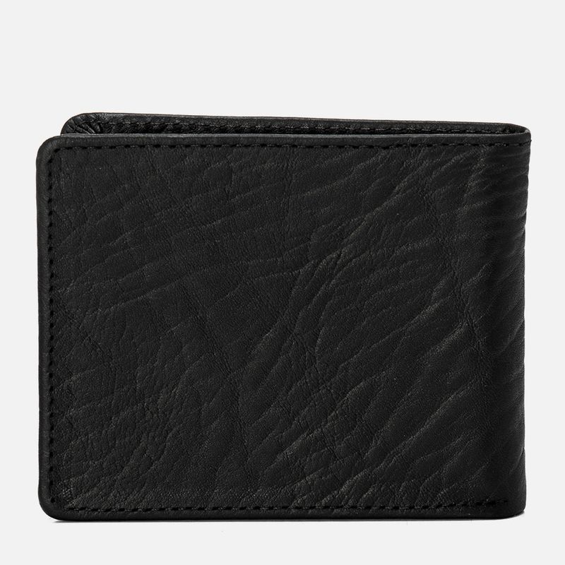 Carteira-Feita-em-Couro-Rustico-Fossil-com-Dobra-6-Porta-Cartoes-1-Porta-Cedula-Grande-2-Bolsos-Internos-Masculinas-Milano-Preto-12546--2-