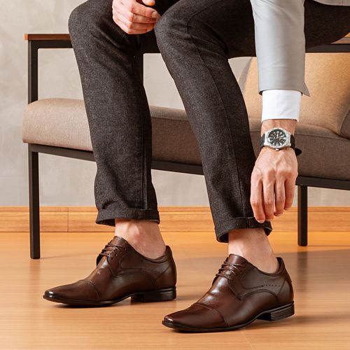 Fique Mais Alto Elevel Masculino Milano Preto 12522