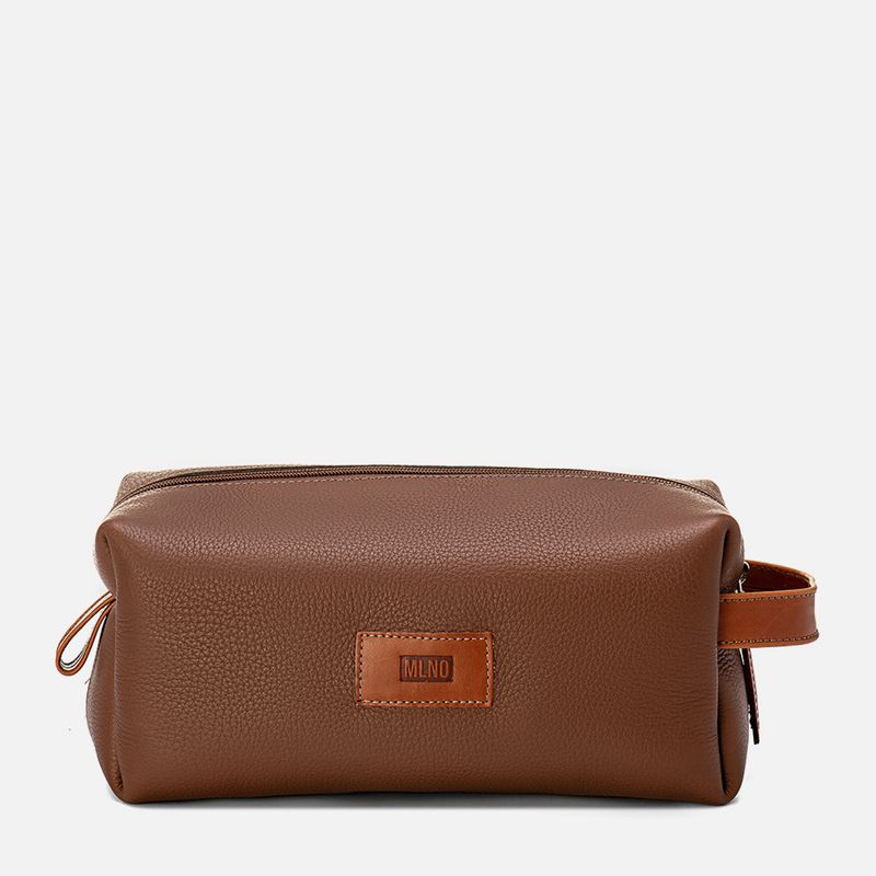 Necessaire-Bolsa-Viagem-Estojo-Feito-em-Couro-Floater-Mix-Liso-1-Divisoria-Grande-Bolso-Frontal-Ziper-Milano-Pinhao-14046--1-