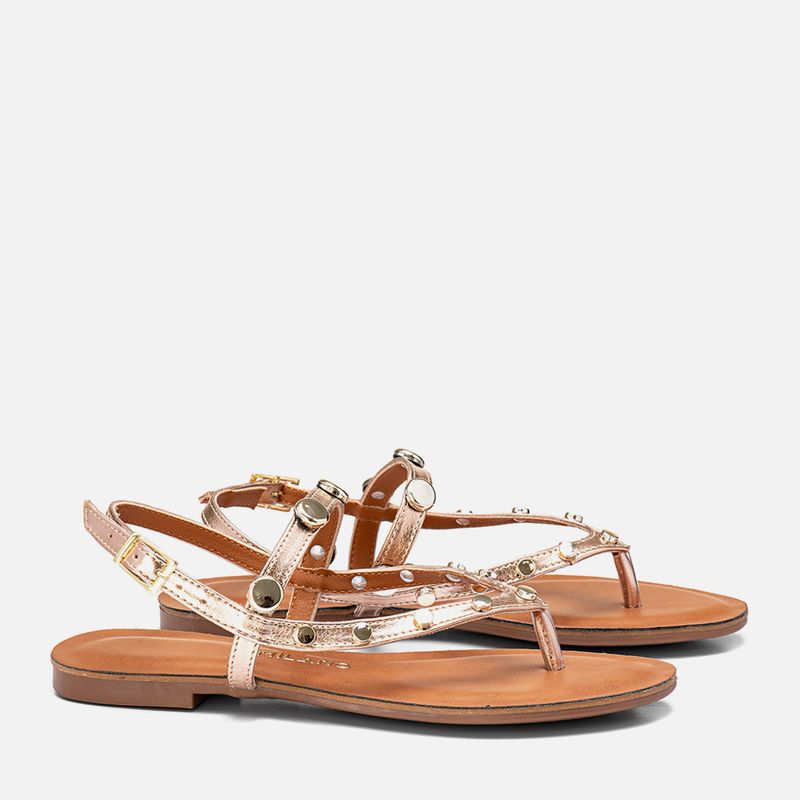 Rasteiras-flats Feminino Milano Cobre 13980 -2-.jpg