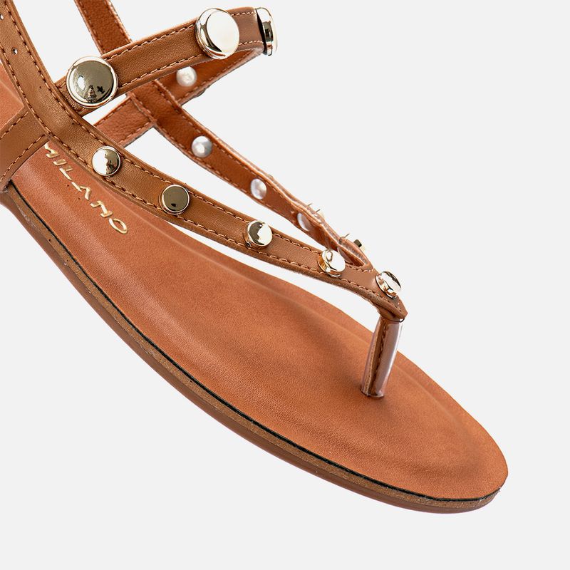 Rasteiras-flats Feminino Milano Caramelo 13980 -3-.jpg