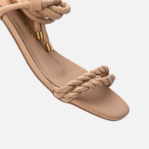 Sandália Feminino Milano Amendoa 13877