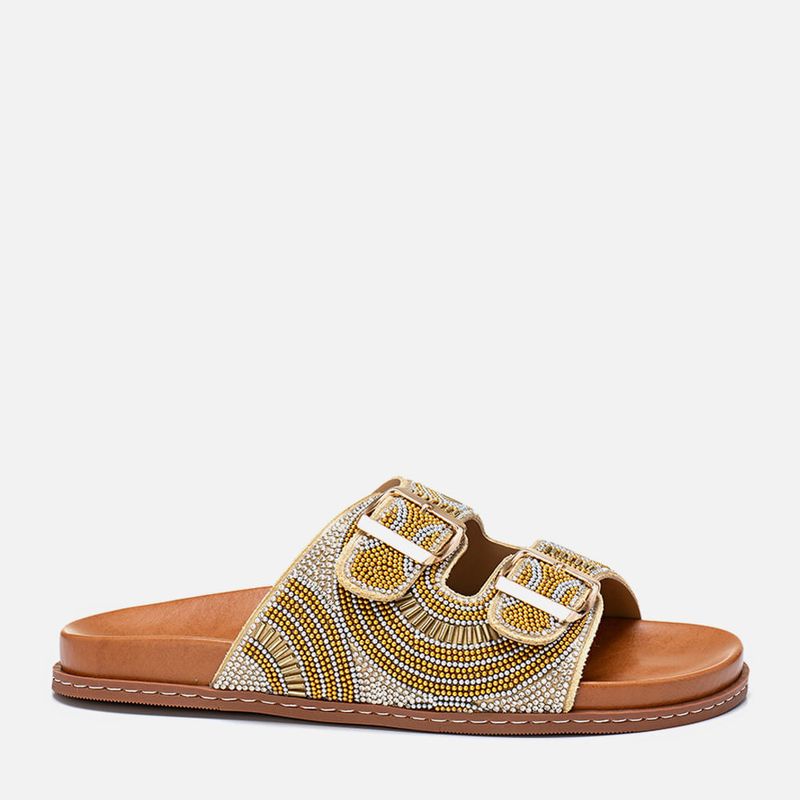 Sandalia-Papete-tipo-Birken-Tira-Cravejada-Mix-de-Strass-e-Pedrarias-Fivela-Feminino-Milano-Ouro-13783--1-
