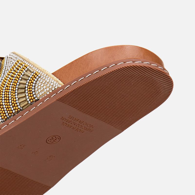 Sandalia-Papete-tipo-Birken-Tira-Cravejada-Mix-de-Strass-e-Pedrarias-Fivela-Feminino-Milano-Ouro-13783--3-