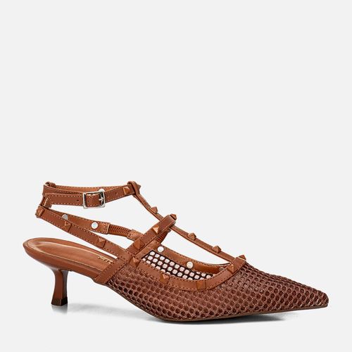 Scarpin Feminino Milano Caramelo 14066