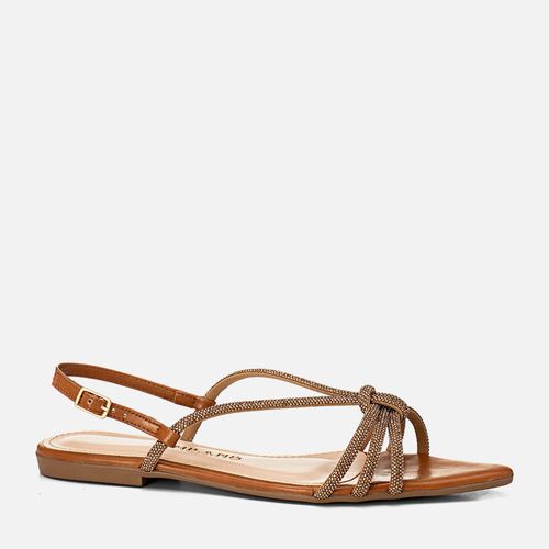 Rasteiras-flats Feminino Milano Caramelo 13965