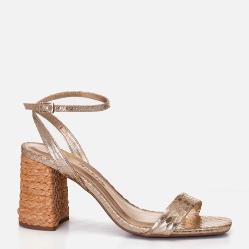 Sandália Feminino Milano Ouro Light 13884