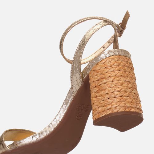 Sandália Feminino Milano Ouro Light 13884