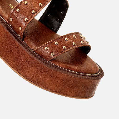 Plataforma Feminino Milano Caramelo 14187