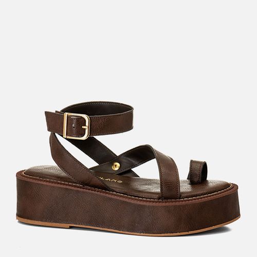 Plataforma Feminino Milano Marrom 14186