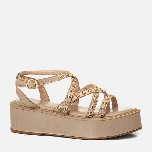 Plataforma Feminino Milano Bege 14189