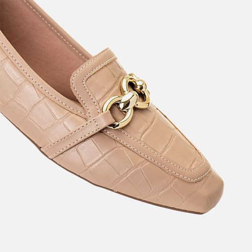Mocassim Feminino Milano Nude 14178