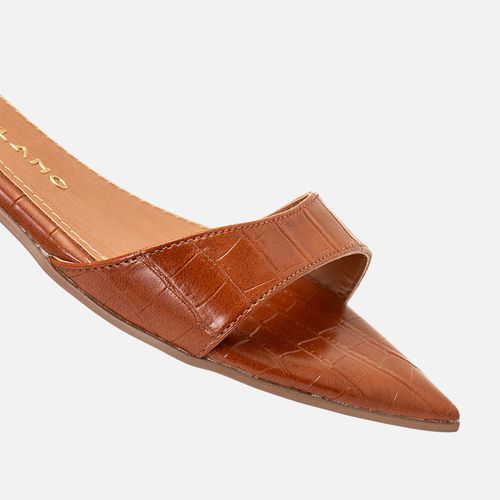 Rasteiras-flats Feminino Milano Caramelo 14199