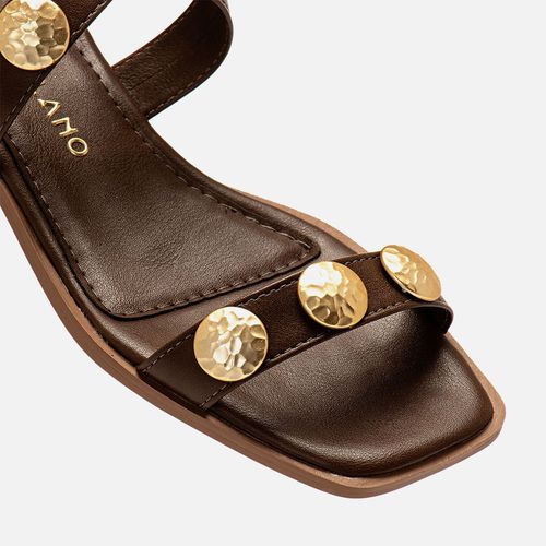 Sandália Feminino Milano Marrom 13978