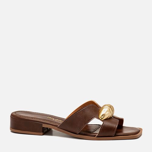 Tamanco Feminino Milano Marrom 14269