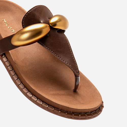 Papete Feminino Milano Marrom 14261