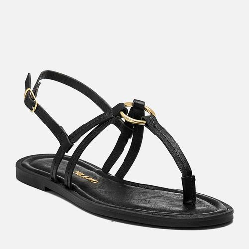 Rasteiras-flats Feminino Milano Preto 14226