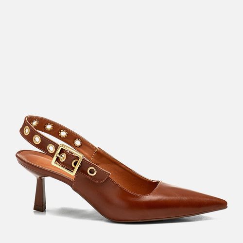 Scarpin Feminino Milano Caramelo 14071