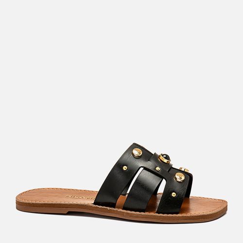 Rasteiras-flats Feminino Milano Preto 14247