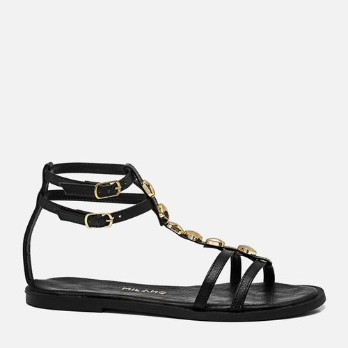 Rasteiras-flats Feminino Milano Preto 14239