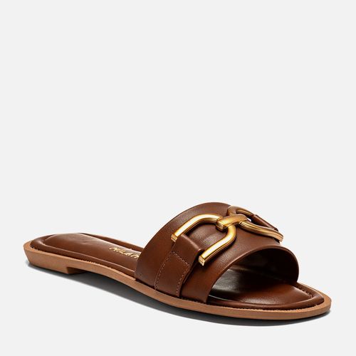 Rasteiras-flats Feminino Milano Marrom 14256