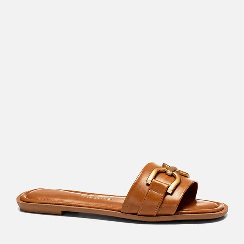 Rasteiras-flats Feminino Milano Caramelo 14256