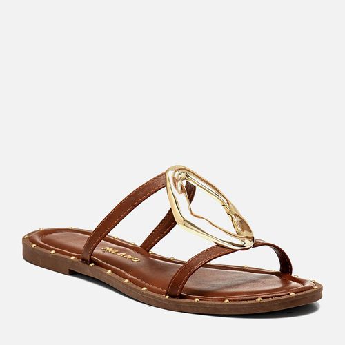 Rasteiras-flats Feminino Milano Marrom 14227