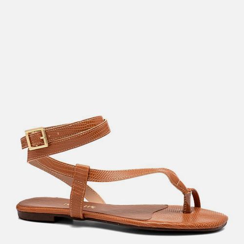 Rasteiras-flats Feminino Milano Caramelo 13710