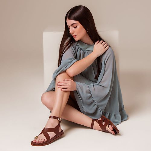 Papete Feminino Milano Caramelo 14080
