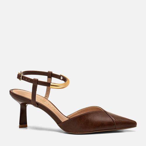 Scarpin Feminino Milano Marrom 14095