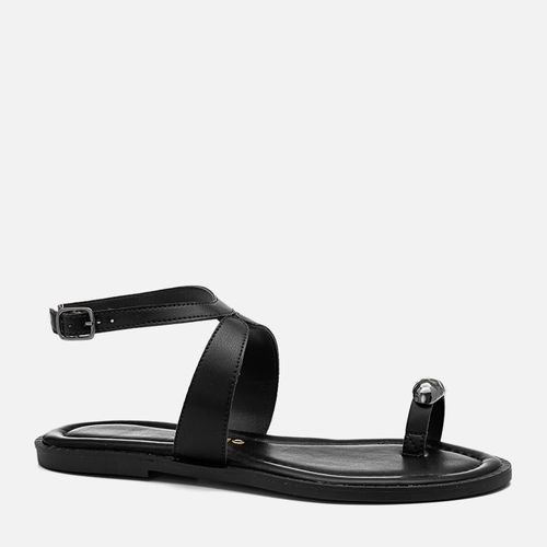 Rasteiras-flats Feminino Milano Preto 14100