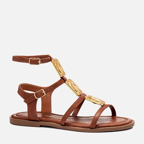 Rasteiras-flats Feminino Milano Caramelo 14297