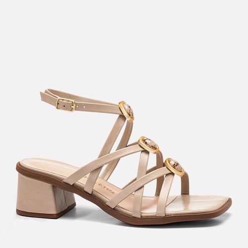 Sandália Feminino Milano Bege 14299
