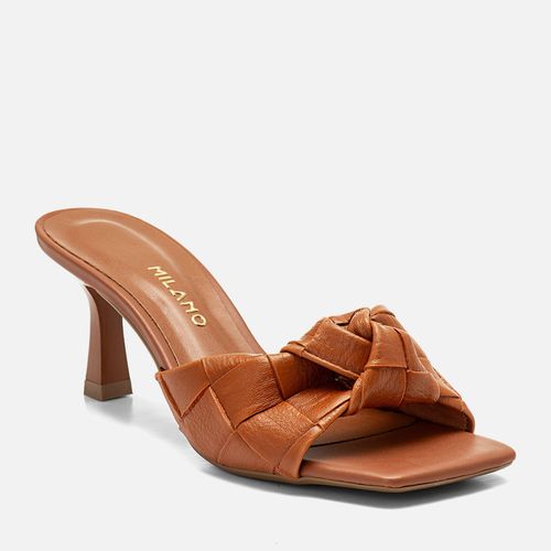 Tamanco Feminino Milano Caramelo 14305