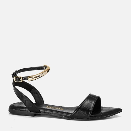 Rasteiras-flats Feminino Milano Preto 14199
