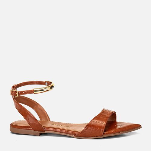 Rasteiras-flats Feminino Milano Caramelo 14199