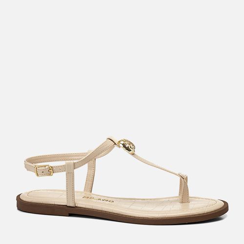 Rasteiras-flats Feminino Milano Off White 14200