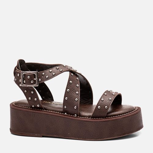 Plataforma Feminino Milano Marrom 14187