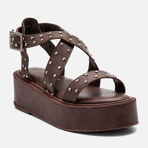 Plataforma Feminino Milano Marrom 14187