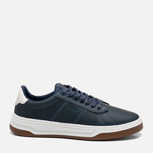 Sapatênis ou Tênis Casual Linha Green Napa Floater Sintético Alternativo com Amarração Masculino Milano Marinho/natural 13933