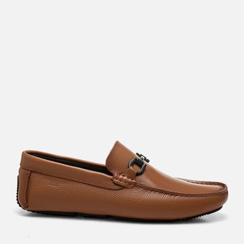 Sapato Mocassim Driver ou Sider Feito em Mix de Couro Nobuk e Liso Metal Gravata Bridão Costura Manual AparenteDriver Masculino Milano Areia 13767