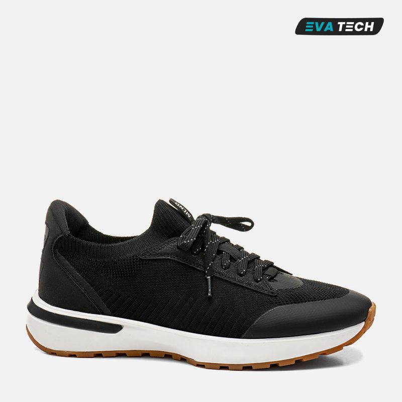 Tenis Casual Masculino Milano Preto 14056 -1-