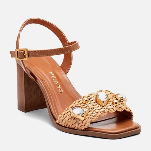 Sandália Feminino Milano Caramelo 14329