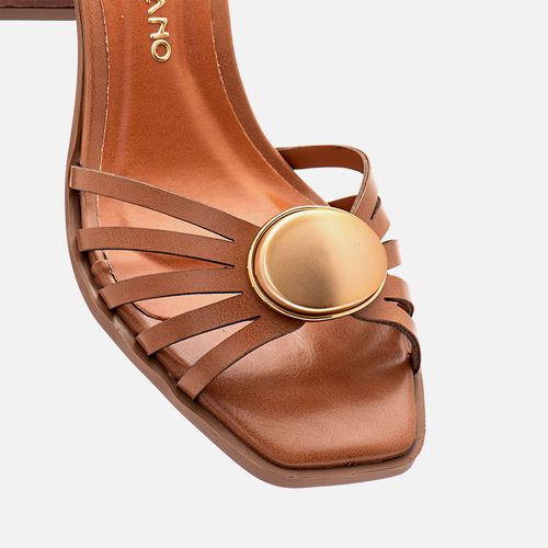 Sandália Feminino Milano Caramelo 14328