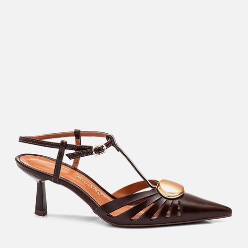 Scarpin Feminino Milano Marrom 14327